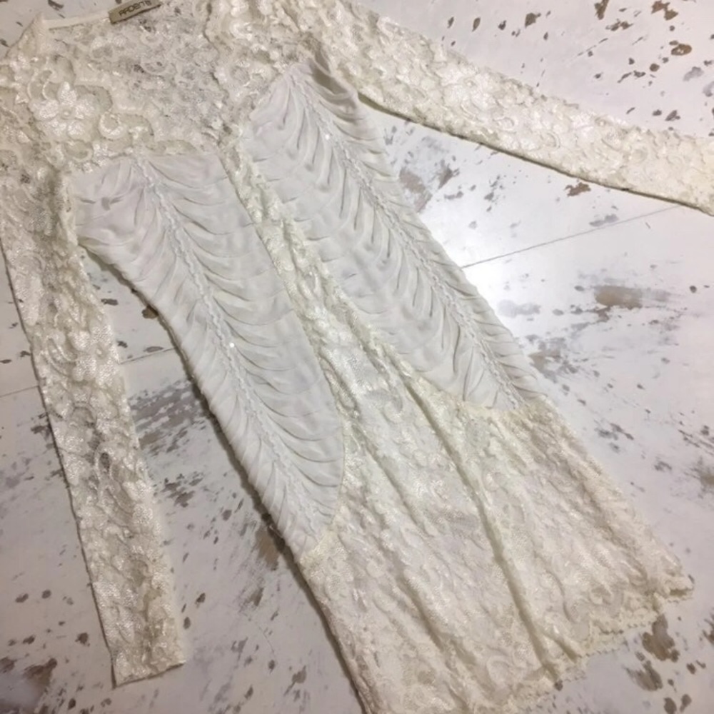 Lace and sequin dress